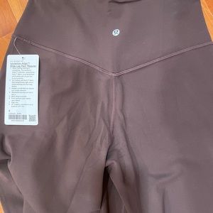 Lululemon Align HR Wide Leg Pant Regular in Espresso.
